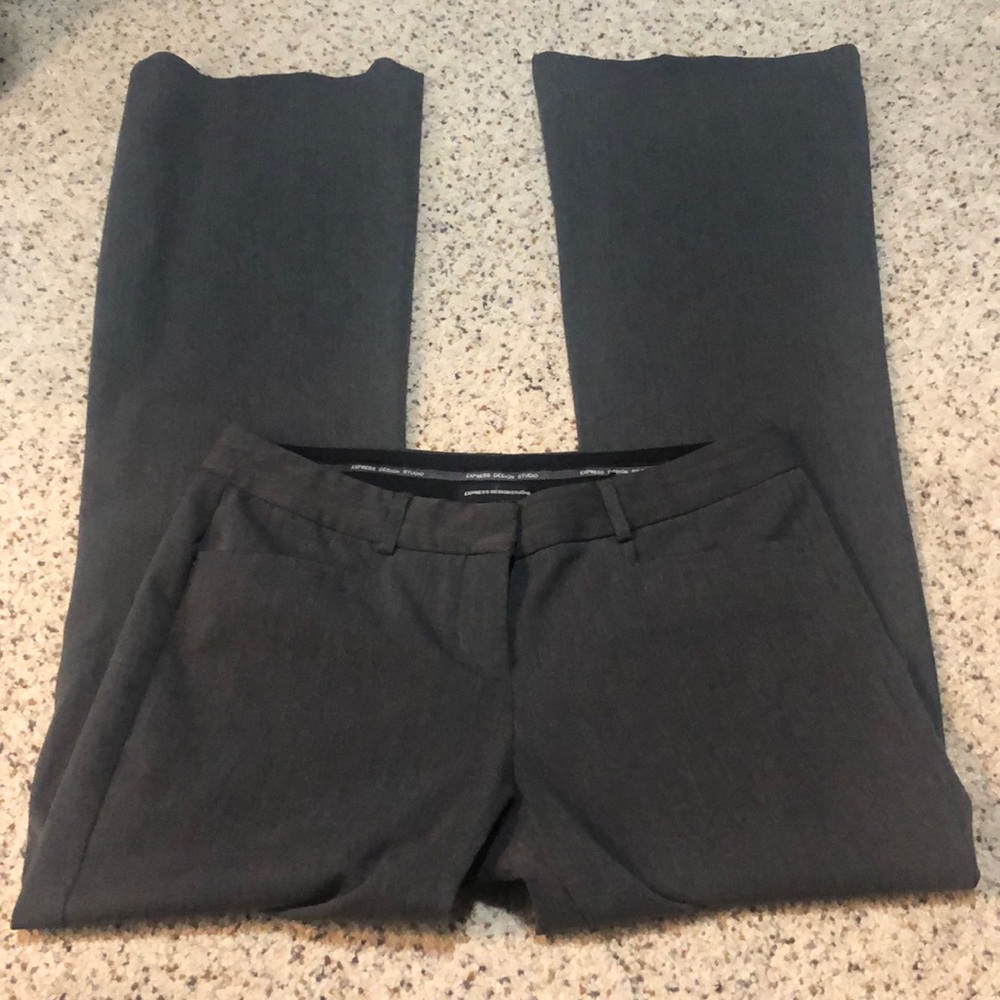 Express dark gray dress pants